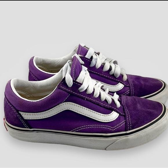 Vans Shoes Vans Authentic Canvas Skate Shoespurple Unisex Poshmark